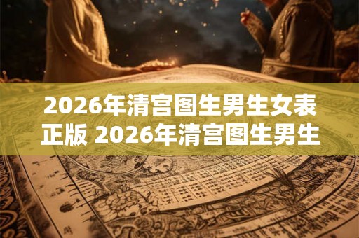 2026年清宫图生男生女表正版 2026年清宫图生男生女表正版是可信的吗 2026年清宫图生男生女表正版 2026年清宫图生男生女表正版是可信的吗