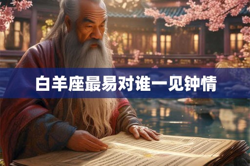 白羊座最易对谁一见钟情 白羊座最易对谁一见钟情