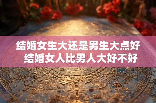 结婚女生大还是男生大点好 结婚女人比男人大好不好 结婚女生大还是男生大点好 结婚女人比男人大好不好