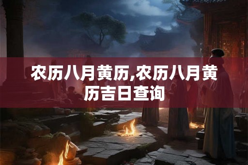 农历八月黄历,农历八月黄历吉日查询