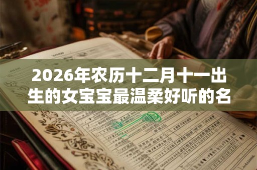 2026年农历十二月十一出生的女宝宝最温柔好听的名字