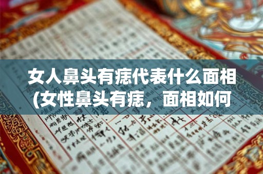 女人鼻头有痣代表什么面相(女性鼻头有痣，面相如何？)