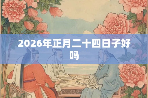 2026年正月二十四日子好吗