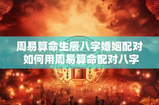 周易算命生辰八字婚姻配对 如何用周易算命配对八字婚姻