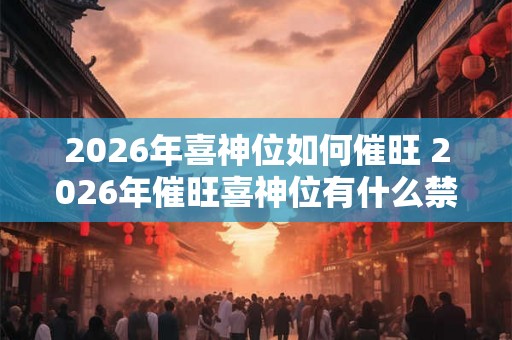 2026年喜神位如何催旺 2026年催旺喜神位有什么禁忌
