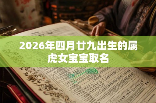 2026年四月廿九出生的属虎女宝宝取名