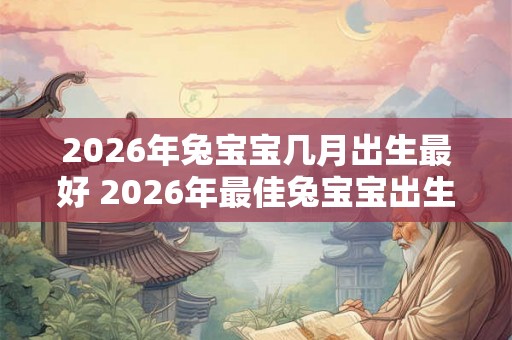 2026年兔宝宝几月出生最好 2026年最佳兔宝宝出生月份 2026年兔宝宝几月出生最好 2026年最佳兔宝宝出生月份