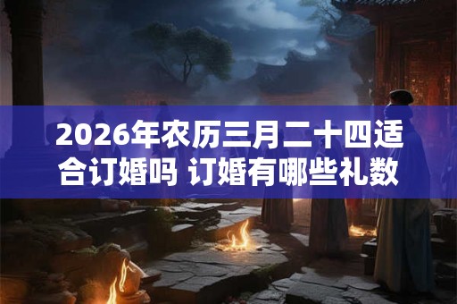 2026年农历三月二十四适合订婚吗 订婚有哪些礼数