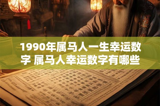 1990年属马人一生幸运数字 属马人幸运数字有哪些
