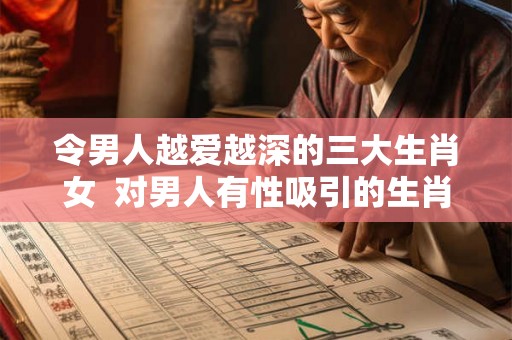 令男人越爱越深的三大生肖女  对男人有性吸引的生肖女