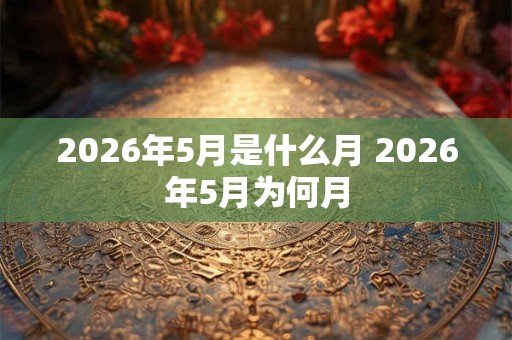 2026年5月是什么月 2026年5月为何月