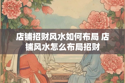 店铺招财风水如何布局 店铺风水怎么布局招财 店铺招财风水如何布局 店铺风水怎么布局招财