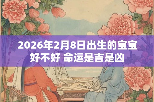 2026年2月8日出生的宝宝好不好 命运是吉是凶 2026年2月8日出生的宝宝好不好 命运是吉是凶