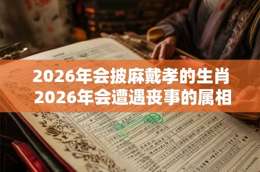 2026年会披麻戴孝的生肖 2026年会遭遇丧事的属相