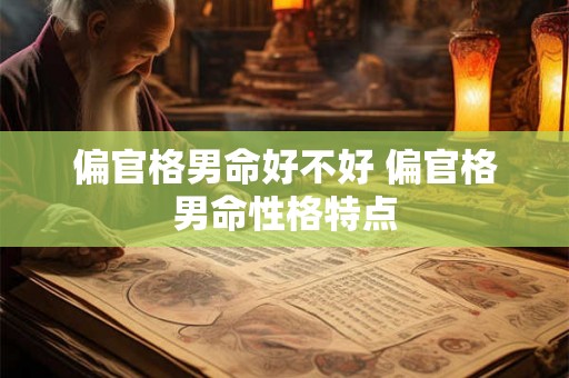 偏官格男命好不好 偏官格男命性格特点