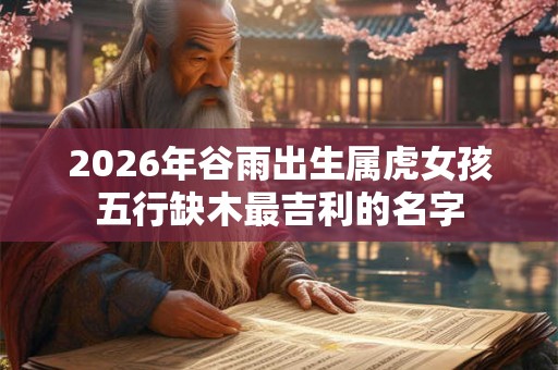 2026年谷雨出生属虎女孩五行缺木最吉利的名字
