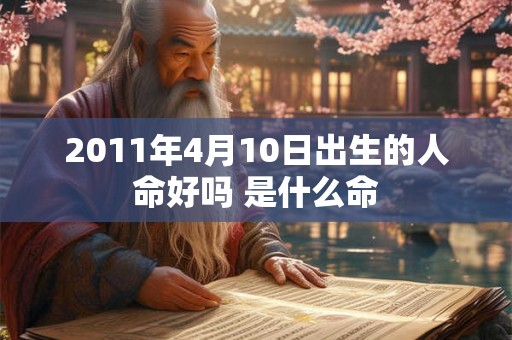 2011年4月10日出生的人命好吗 是什么命