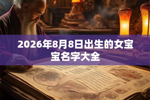 2026年8月8日出生的女宝宝名字大全 2026年8月8日出生的女宝宝名字大全