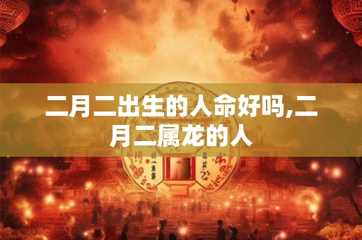 二月二出生的人命好吗,二月二属龙的人 二月二出生的人命好吗,二月二属龙的人