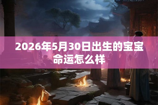 2026年5月30日出生的宝宝命运怎么样