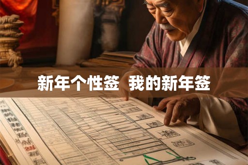 新年个性签 我的新年签 新年个性签 我的新年签