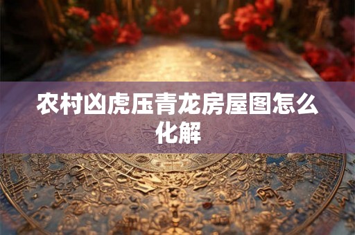农村凶虎压青龙房屋图怎么化解