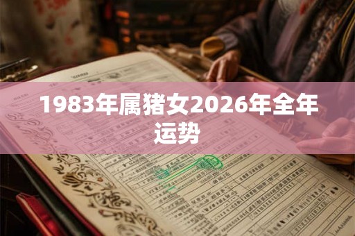 1983年属猪女2026年全年运势