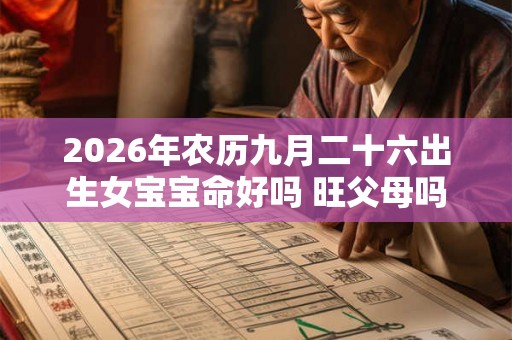2026年农历九月二十六出生女宝宝命好吗 旺父母吗