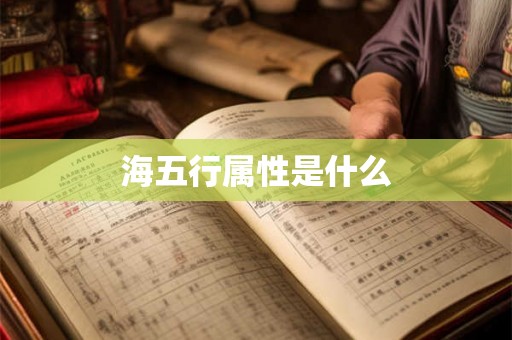 海五行属性是什么