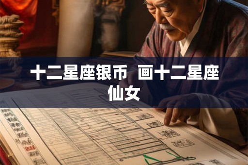 十二星座银币  画十二星座仙女