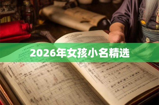 2026年女孩小名精选 2026年女孩小名精选