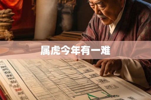 属虎今年有一难