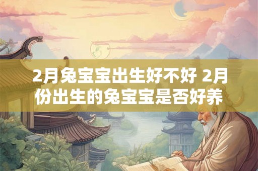 2月兔宝宝出生好不好 2月份出生的兔宝宝是否好养