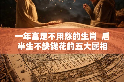 一年富足不用愁的生肖  后半生不缺钱花的五大属相
