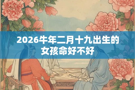2026牛年二月十九出生的女孩命好不好