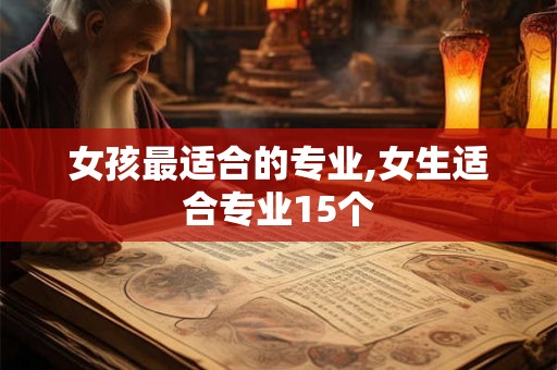 女孩最适合的专业,女生适合专业15个 女孩最适合的专业,女生适合专业15个