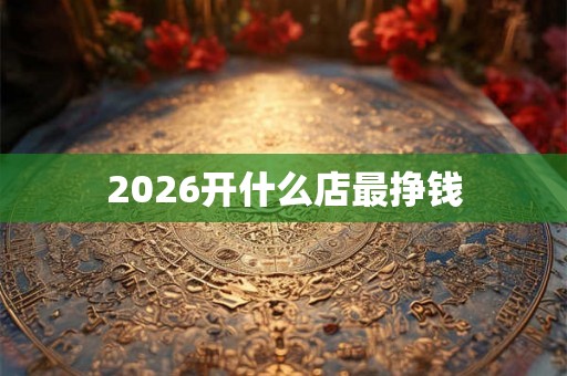 2026开什么店最挣钱