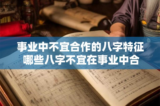 事业中不宜合作的八字特征 哪些八字不宜在事业中合作