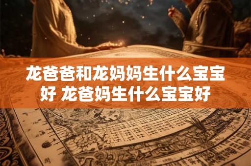 龙爸爸和龙妈妈生什么宝宝好 龙爸妈生什么宝宝好
