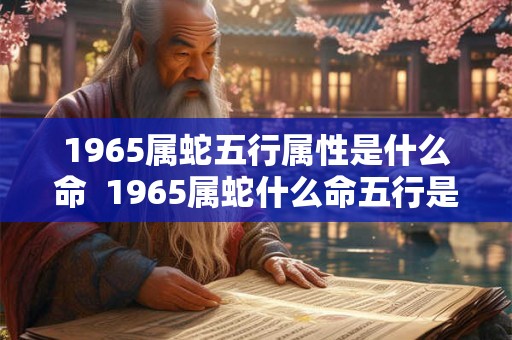 1965属蛇五行属性是什么命  1965属蛇什么命五行是什么