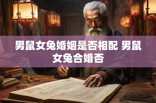男鼠女兔婚姻是否相配 男鼠女兔合婚否
