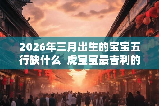 2026年三月出生的宝宝五行缺什么  虎宝宝最吉利的名字