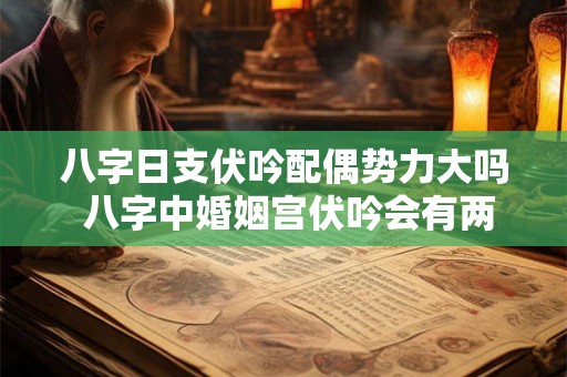 八字日支伏吟配偶势力大吗 八字中婚姻宫伏吟会有两次婚姻