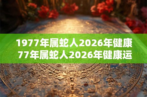 1977年属蛇人2026年健康 77年属蛇人2026年健康运势如何