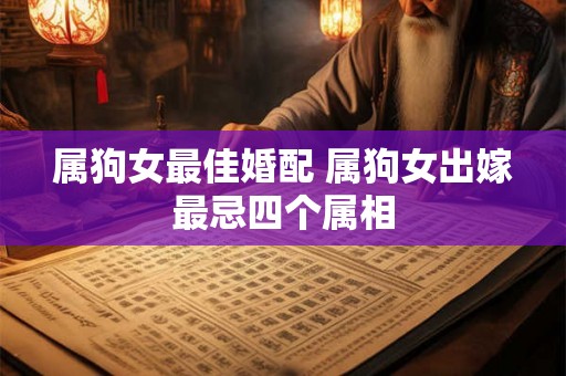 属狗女最佳婚配 属狗女出嫁最忌四个属相