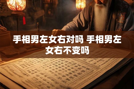 手相男左女右对吗 手相男左女右不变吗 手相男左女右对吗 手相男左女右不变吗