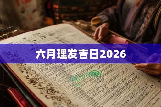 六月理发吉日2026