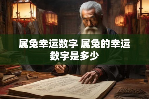属兔幸运数字 属兔的幸运数字是多少