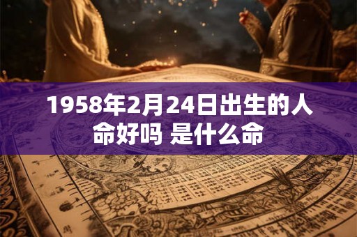 1958年2月24日出生的人命好吗 是什么命