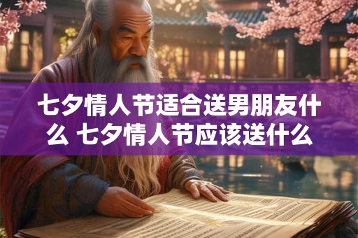 七夕情人节适合送男朋友什么 七夕情人节应该送什么给男朋友